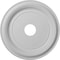 Ekena Millwork Traditional PVC Ceiling Medallion (Canopies up to 11 1/2"), 19"OD x 3 1/2"ID x 1 1/2"P, Unfinished CMP19TR - alternate 1